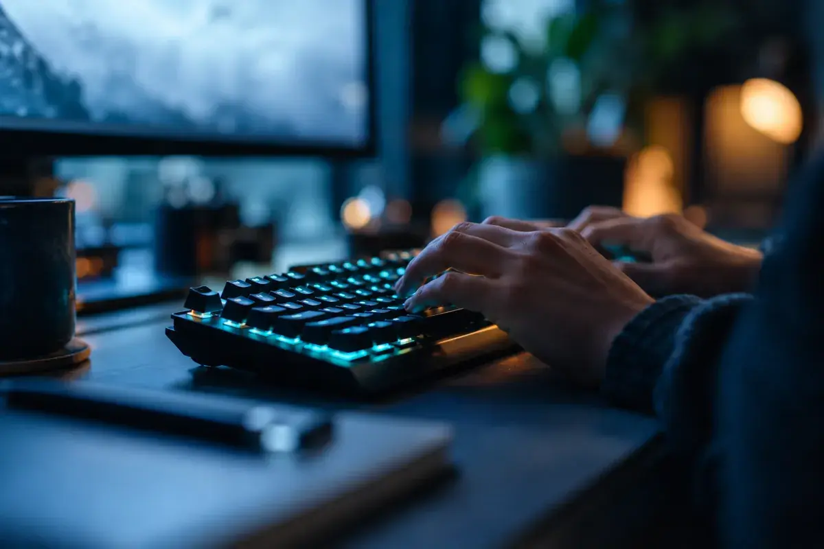 pentest d’application web, clavier mécanique rétro-éclairé en macro